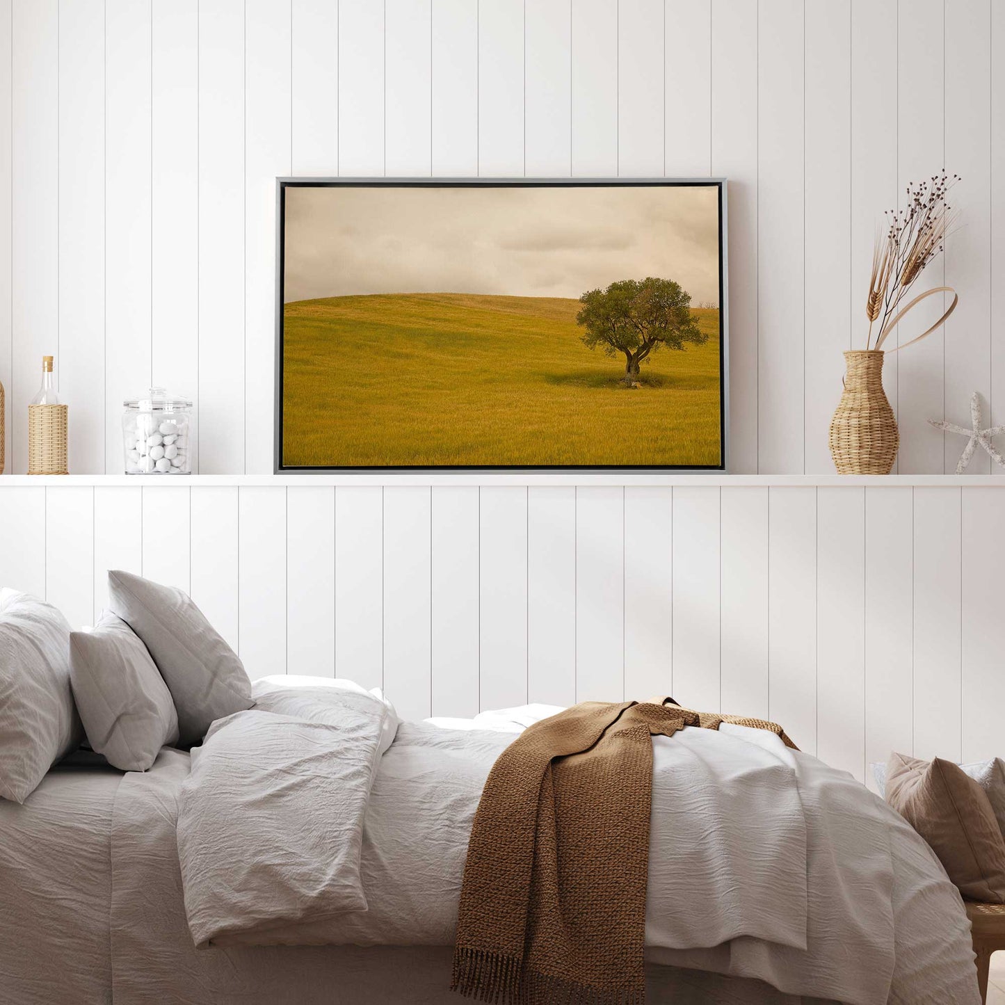 Tuscan Fields' Charm Print on Canvas