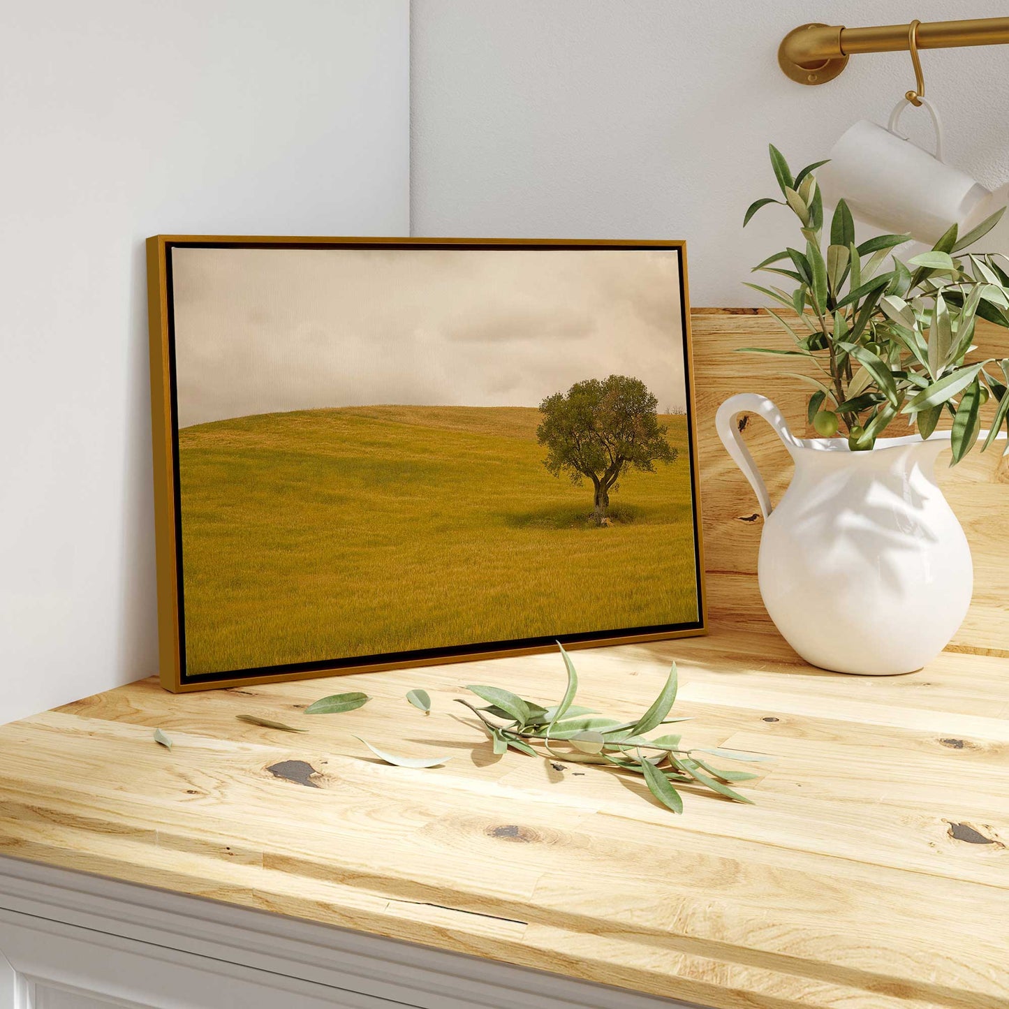 Tuscan Fields' Charm Print on Canvas