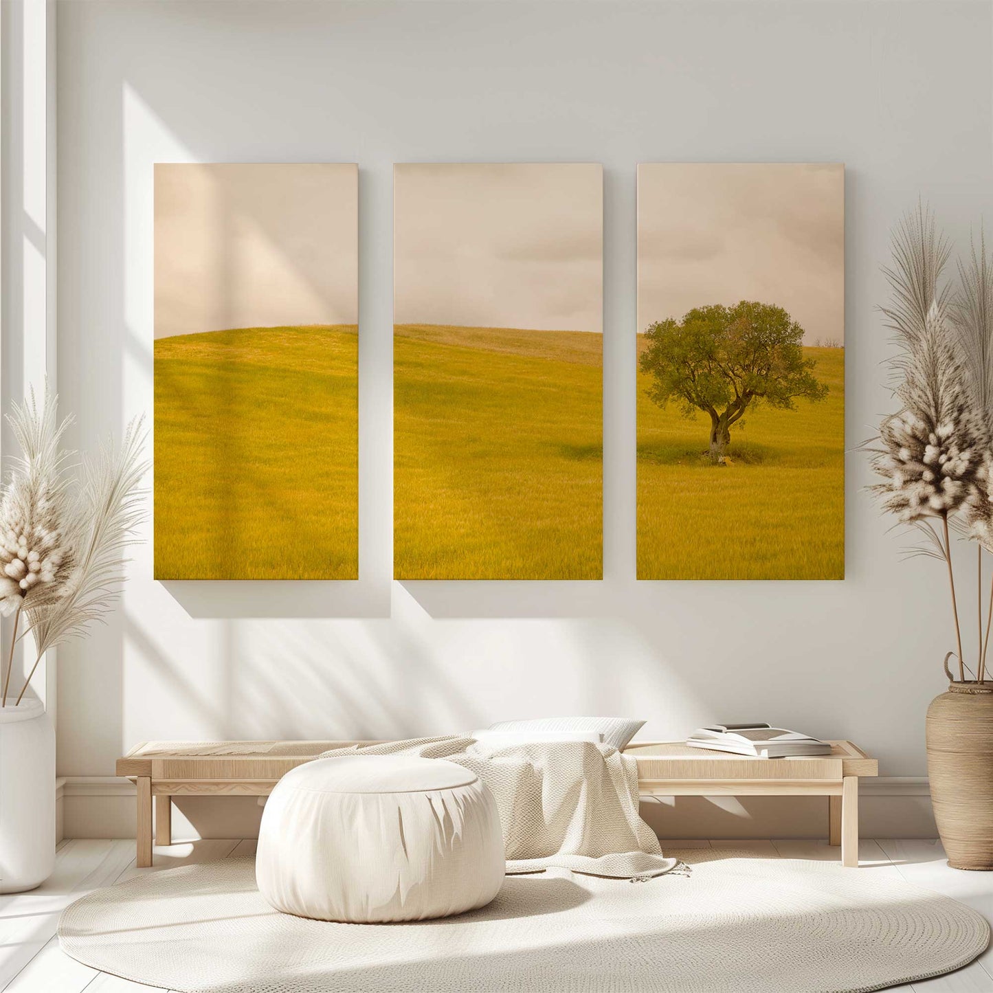 [Color:Stretched Canvas], Picture of art in a room