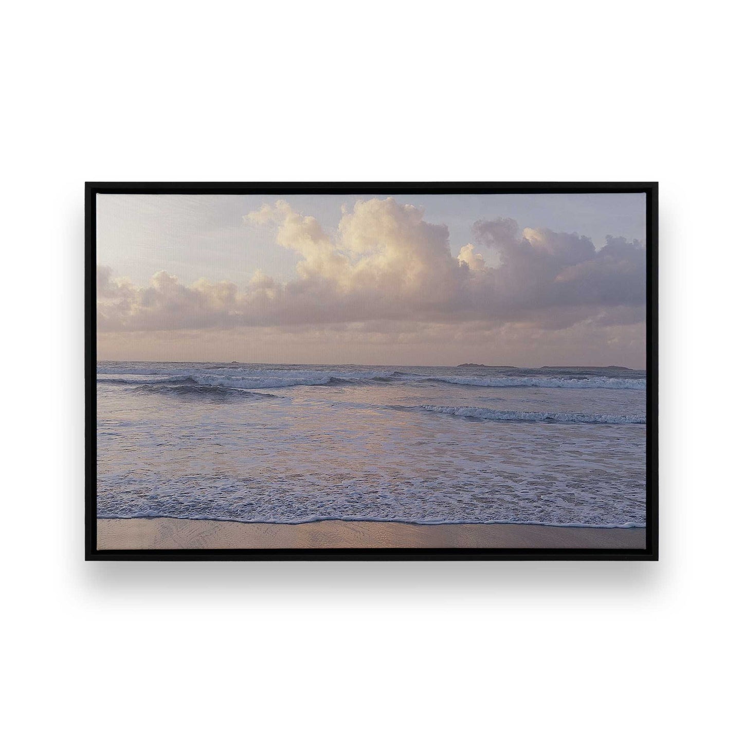 [Color:Satin Black], Picture of art in a Satin Black frame