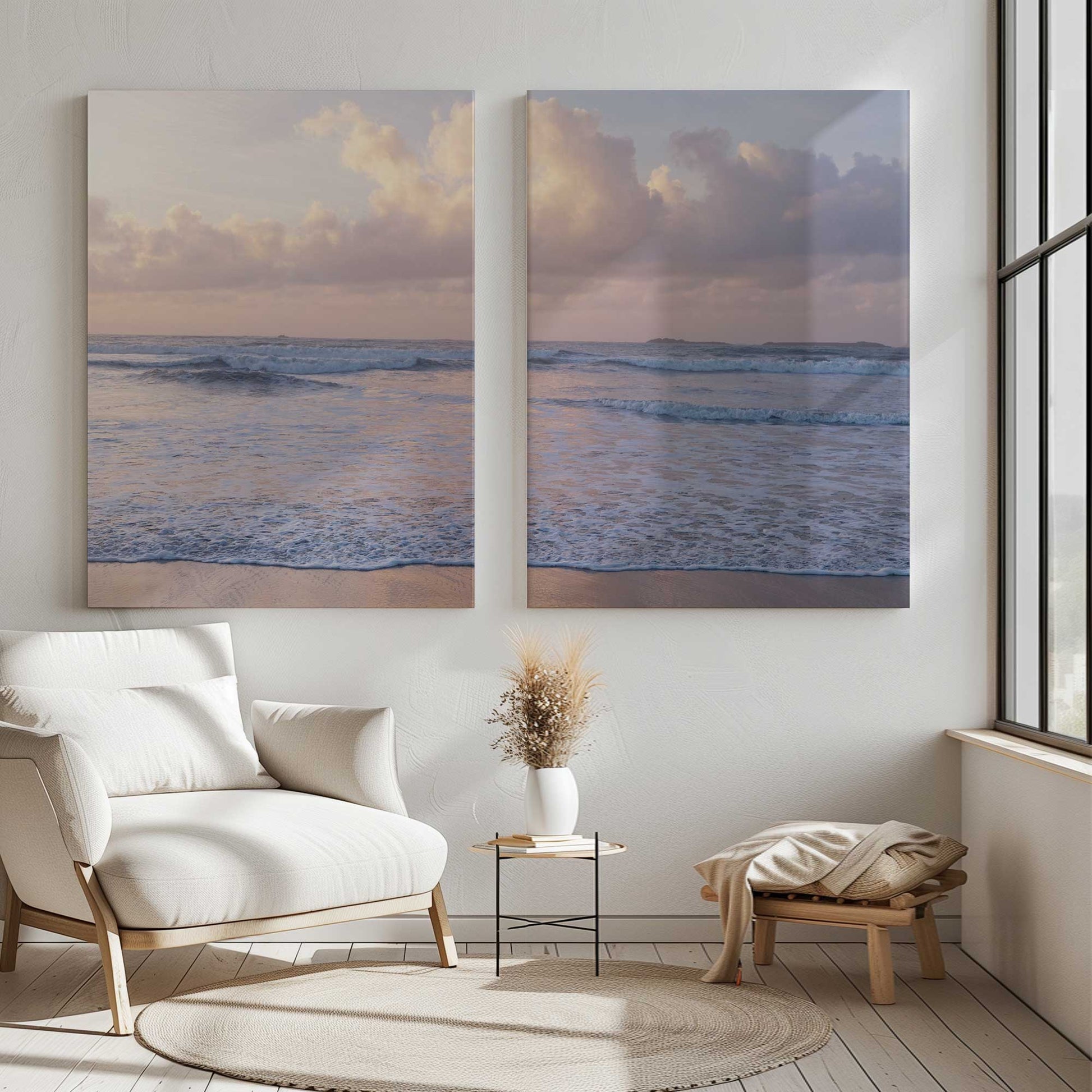 [Color:Stretched Canvas], Picture of art in a room