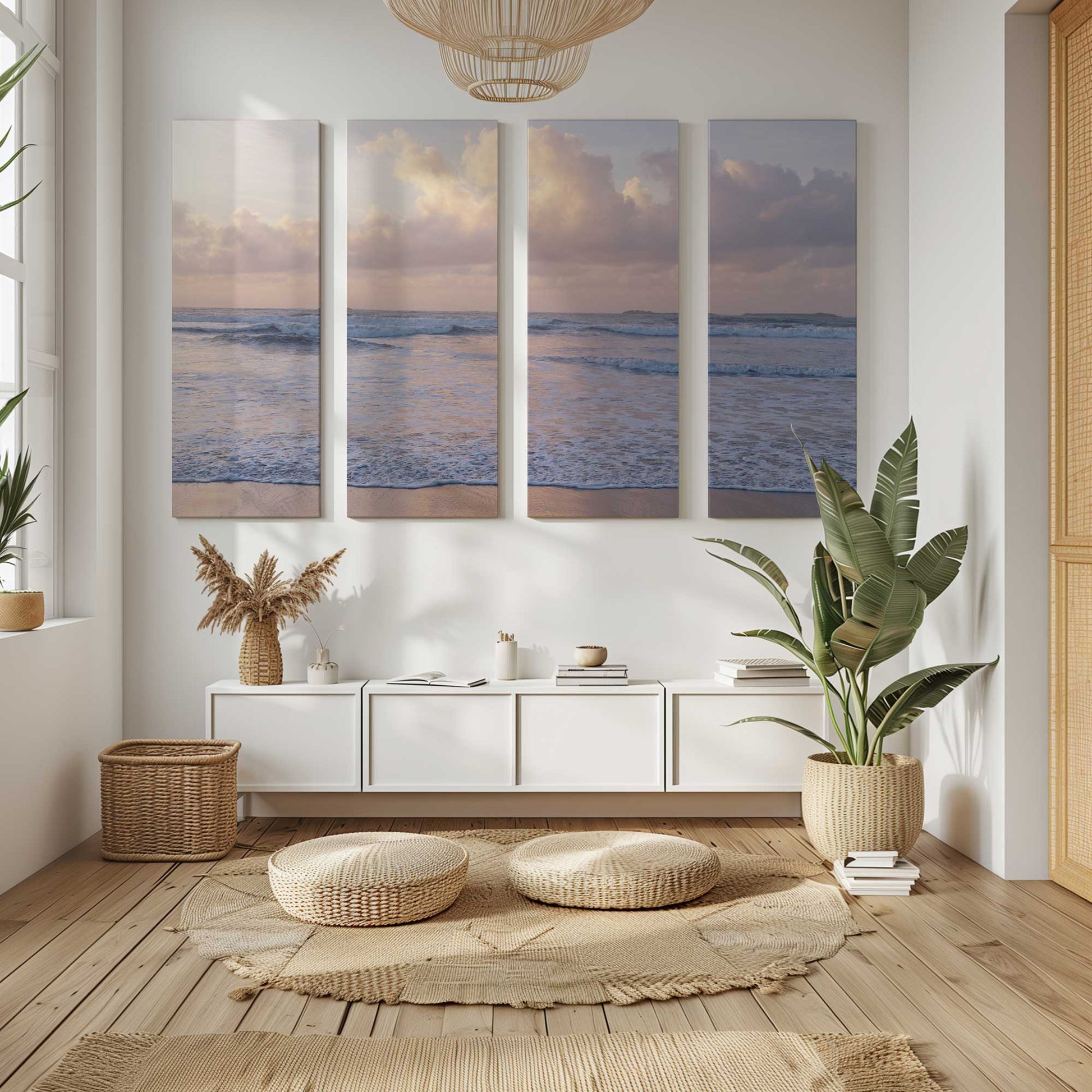 [Color:Stretched Canvas], Picture of art in a room