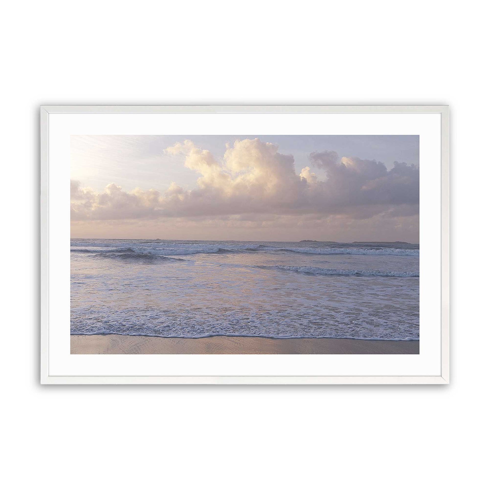 [Color:Opaque White], Picture of art in a Opaque White frame