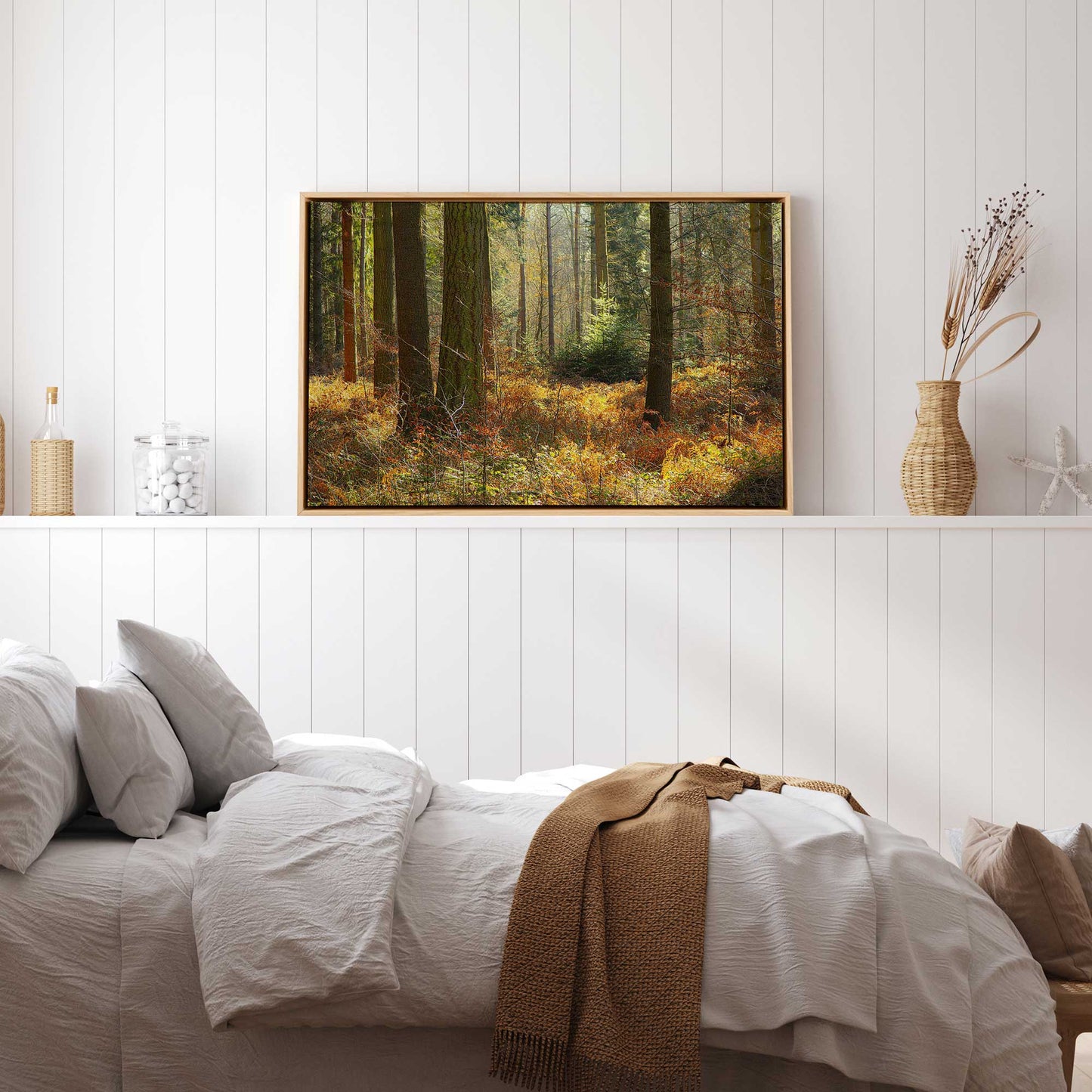Autumn Whispers in Normandy Print on Canvas