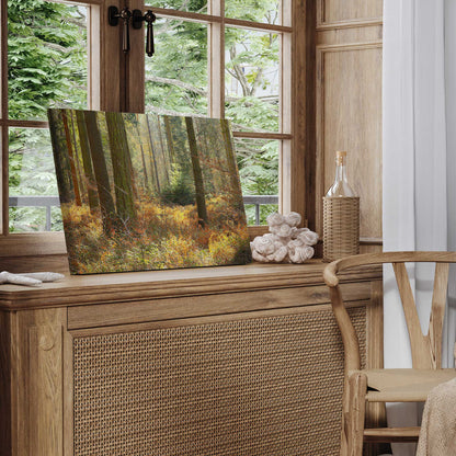 Autumn Whispers in Normandy Print on Canvas