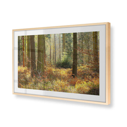 [Color:Raw Maple], Picture of art in a Raw Maple frame at an angle