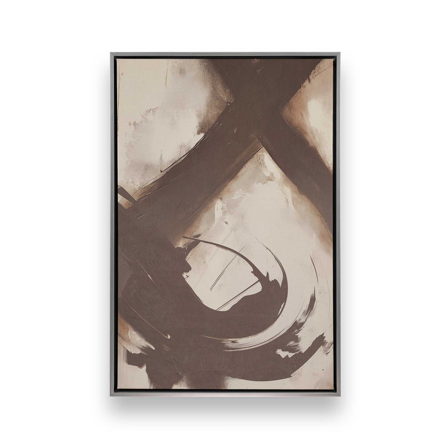 [Color:Opaque White], Picture of art in a White frame