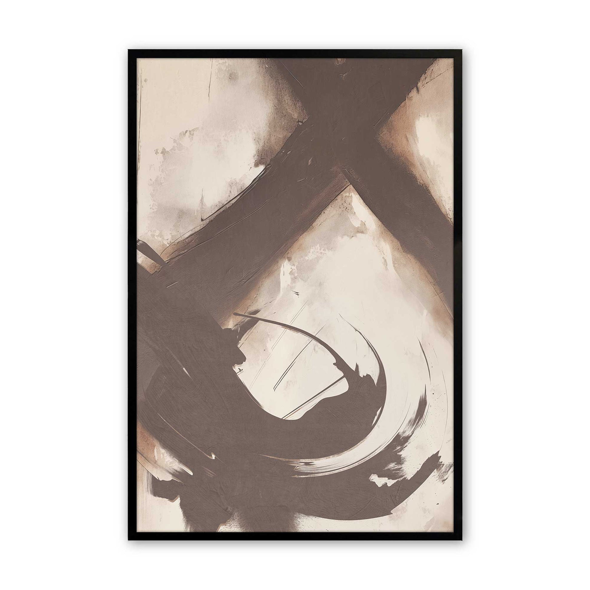 [Color:Satin Black], Picture of art in a Satin Black frame