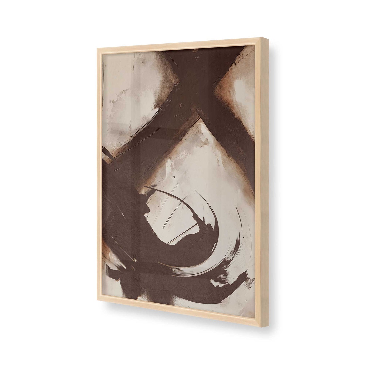 [Color:Raw Maple], Picture of art in a Raw Maple frame of the corner