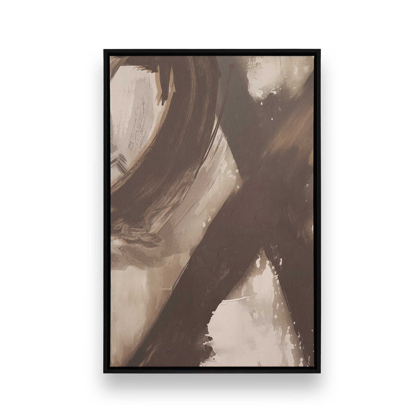 [Color:Satin Black], Picture of art in a Satin Black frame