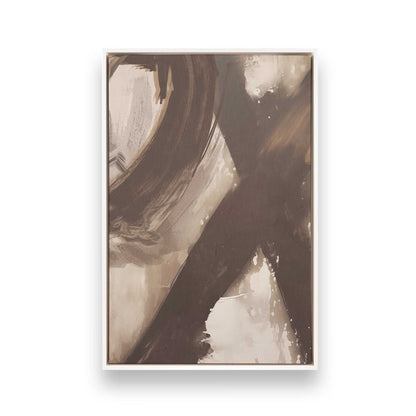 [Color:Opaque White], Picture of art in a White frame