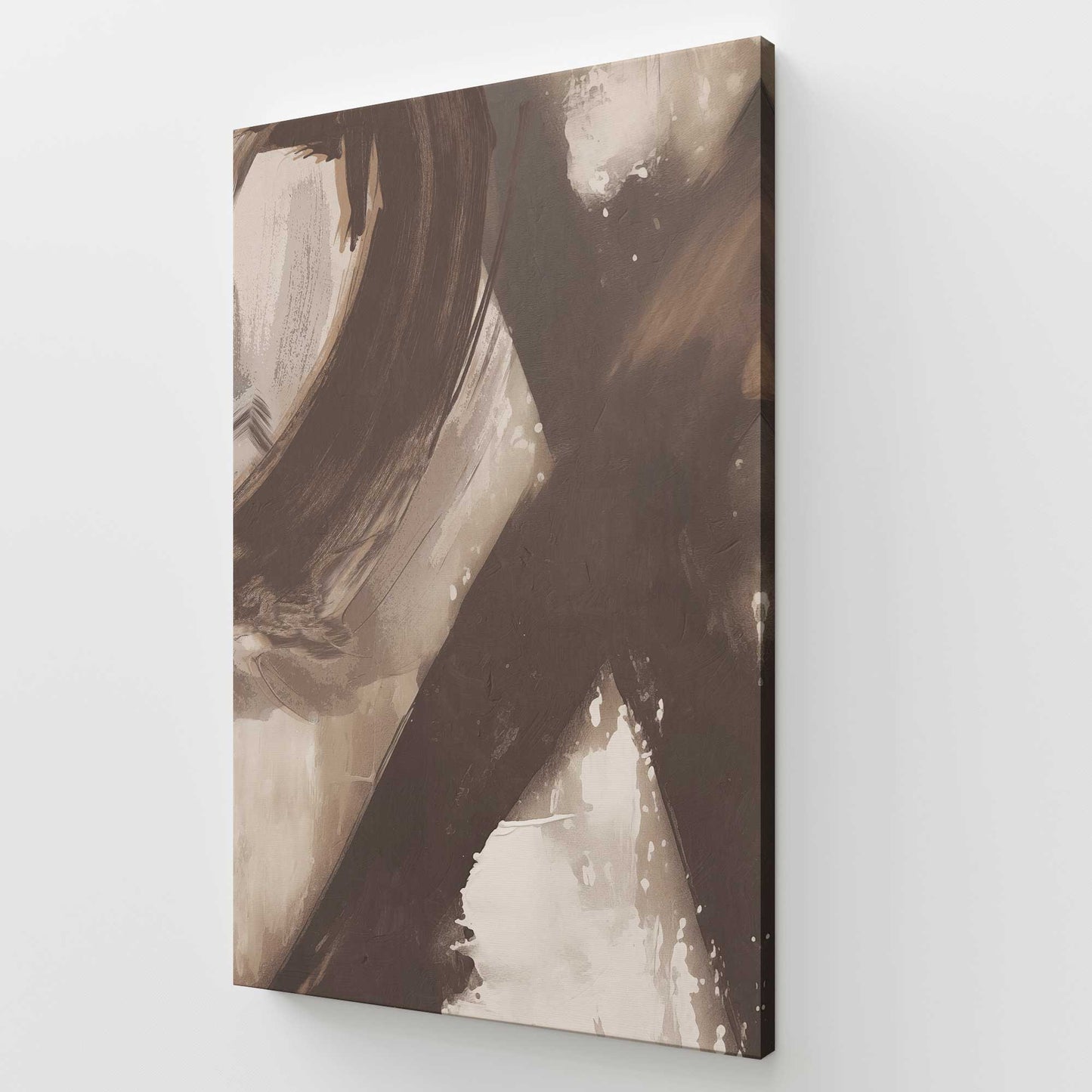 [Color:Stretched Canvas], Picture of art at an angle