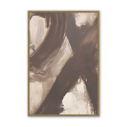 [Color:Brushed Gold], Picture of art in a Brushed Gold frame