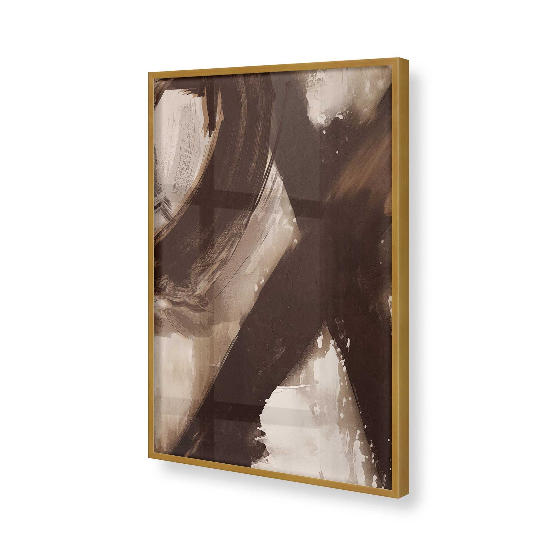 [Color:Polished Gold], Picture of art in a Polished Gold frame of the corner