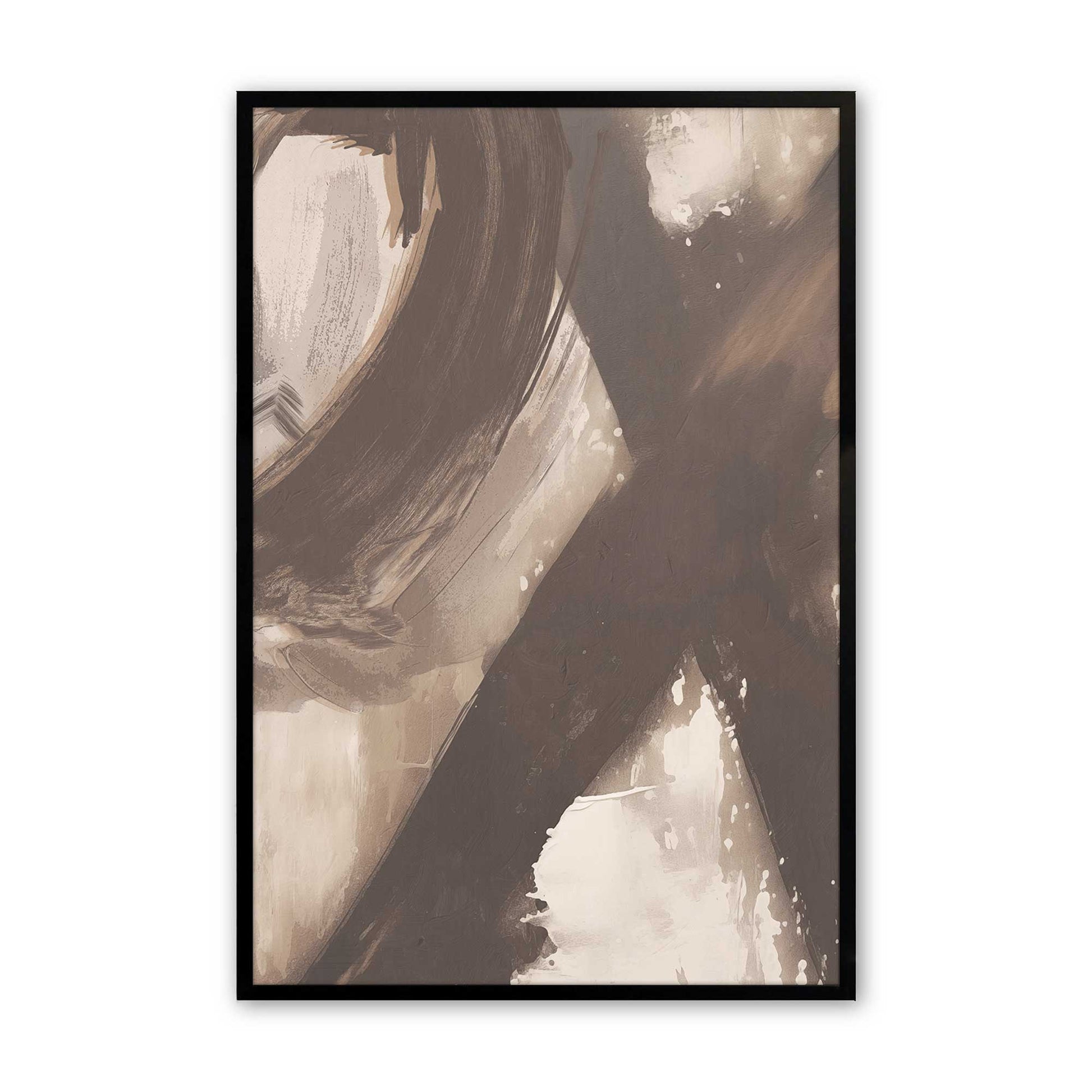 [Color:Satin Black], Picture of art in a Satin Black frame