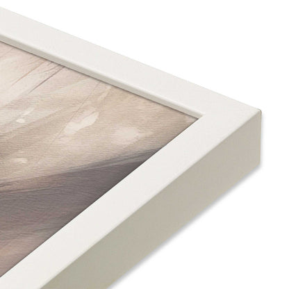 [Color:Opaque White], Picture of art in a Opaque White frame at an angle