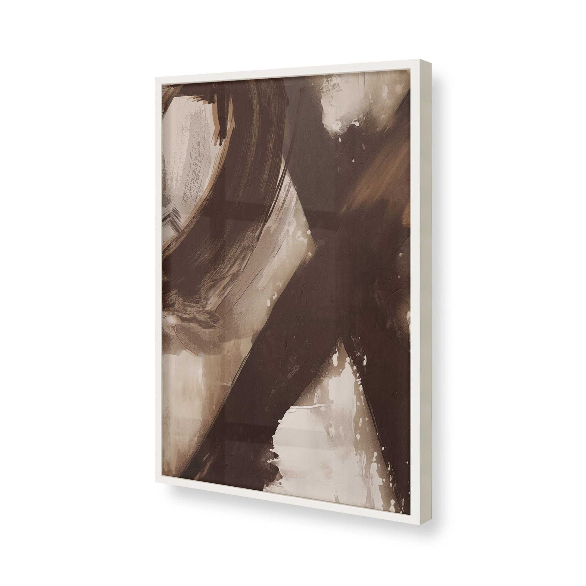 [Color:Opaque White], Picture of art in a Opaque White frame of the corner