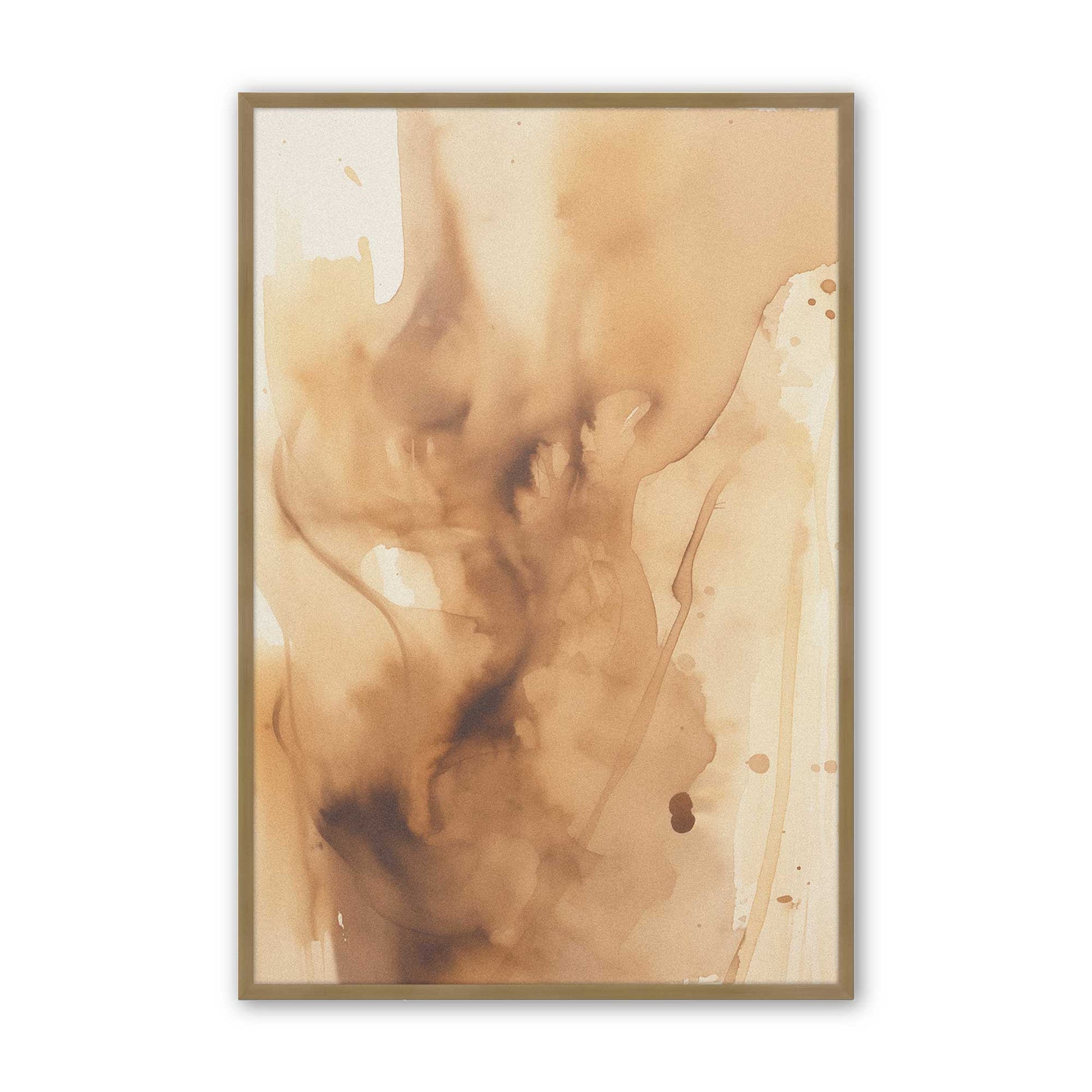 [Color:Brushed Gold], Picture of art in a Brushed Gold frame