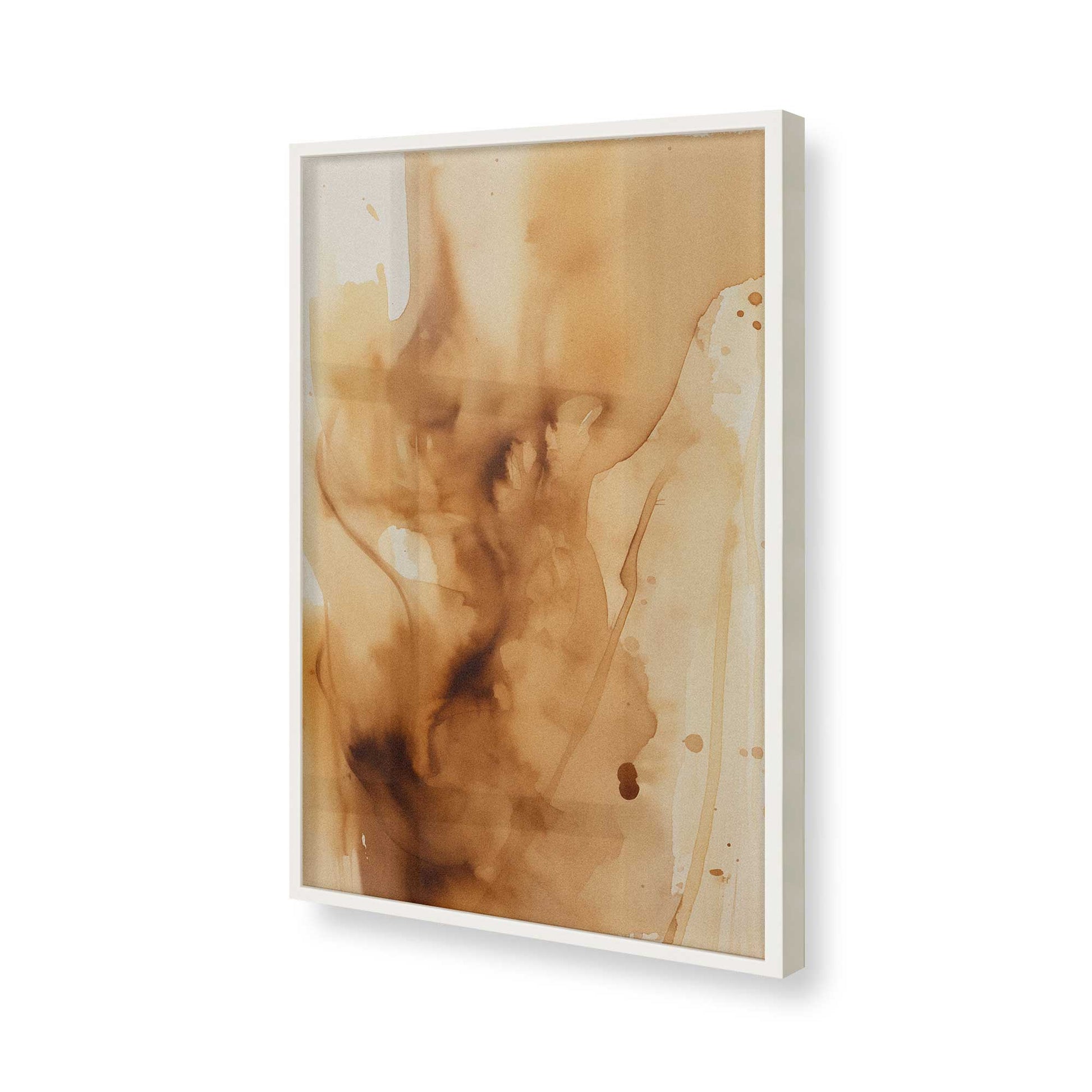 [Color:Opaque White], Picture of art in a Opaque White frame of the corner