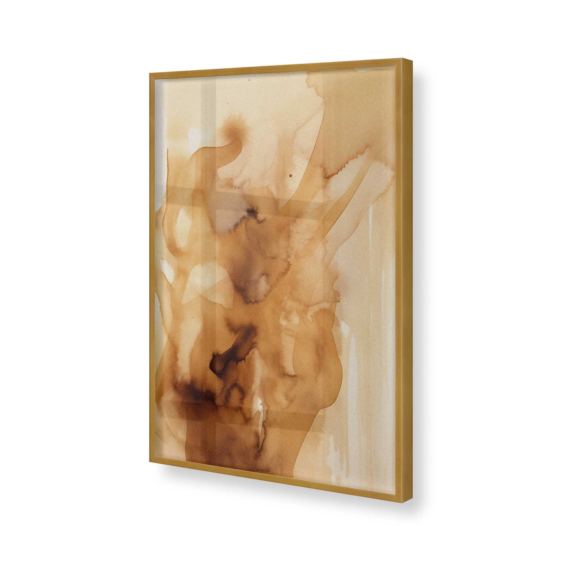 [Color:Polished Gold], Picture of art in a Polished Gold frame of the corner