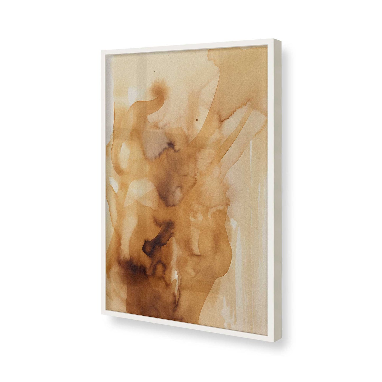 [Color:Opaque White], Picture of art in a Opaque White frame of the corner