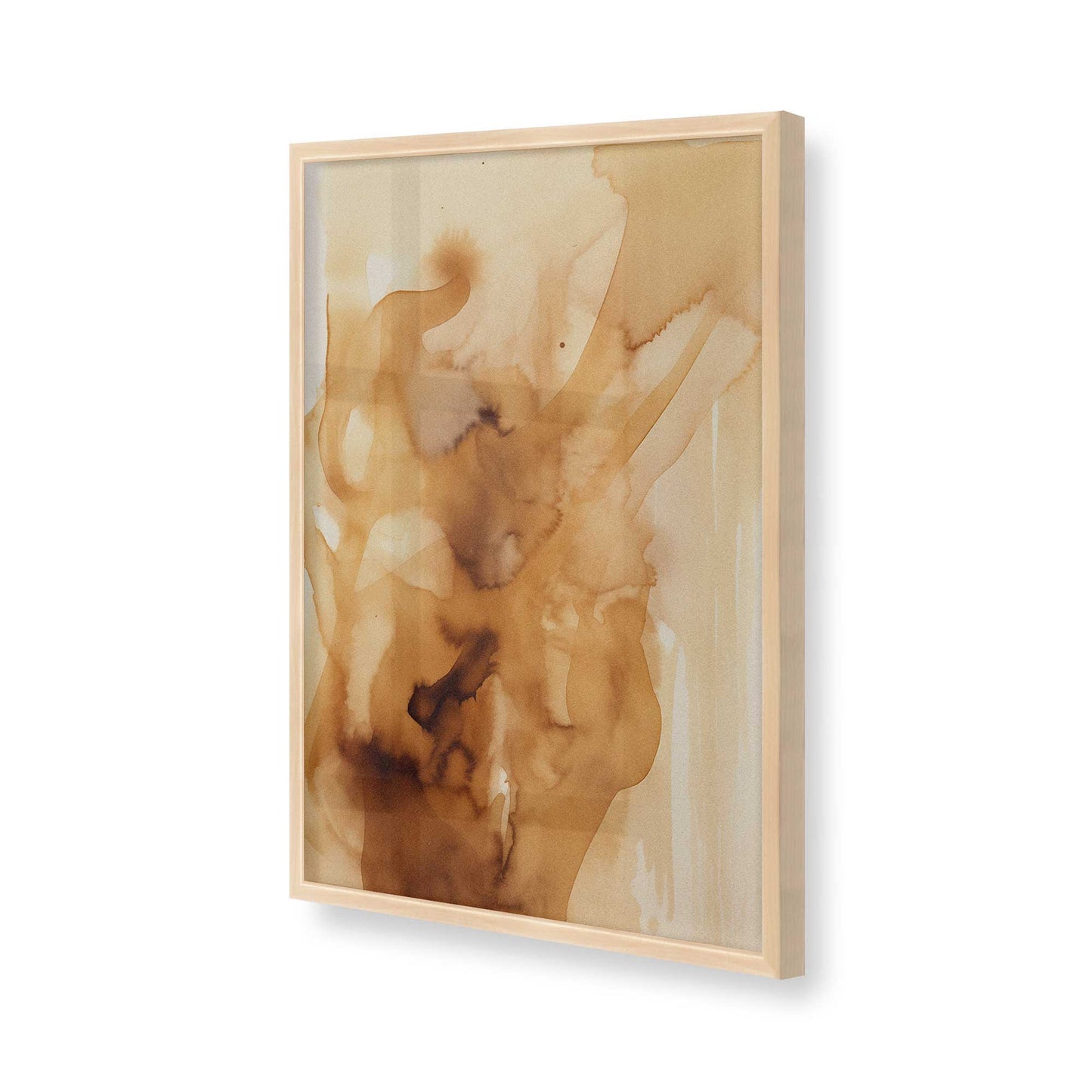 [Color:Raw Maple], Picture of art in a Raw Maple frame of the corner