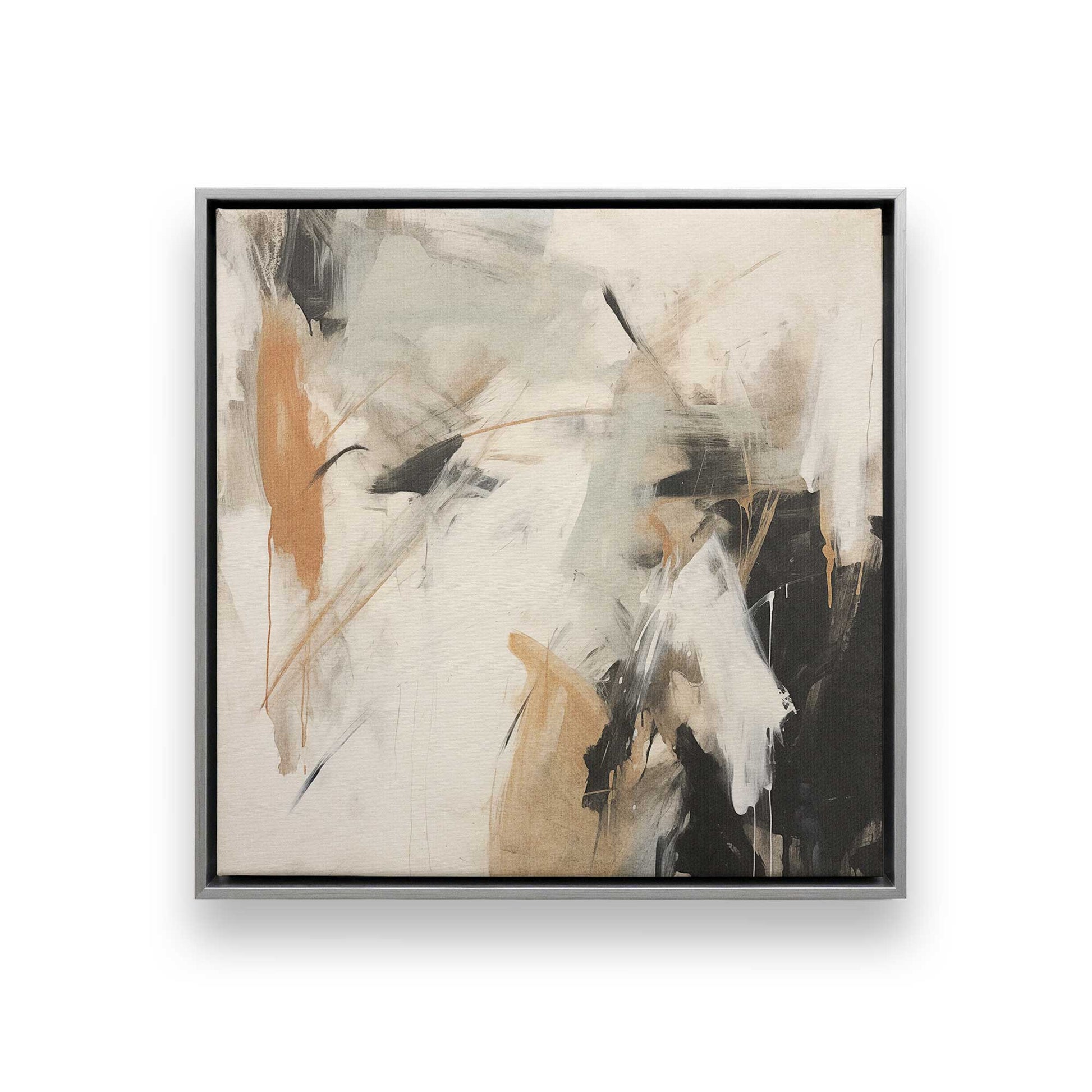 [Color:Opaque White], Picture of art in a White frame