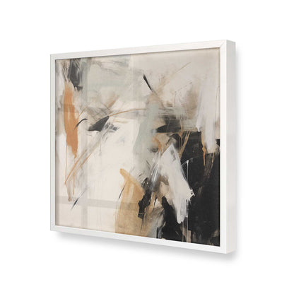 [Color:Opaque White], Picture of art in a Opaque White frame at an angle