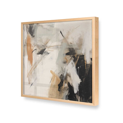 [Color:Raw Maple], Picture of art in a Raw Maple frame at an angle