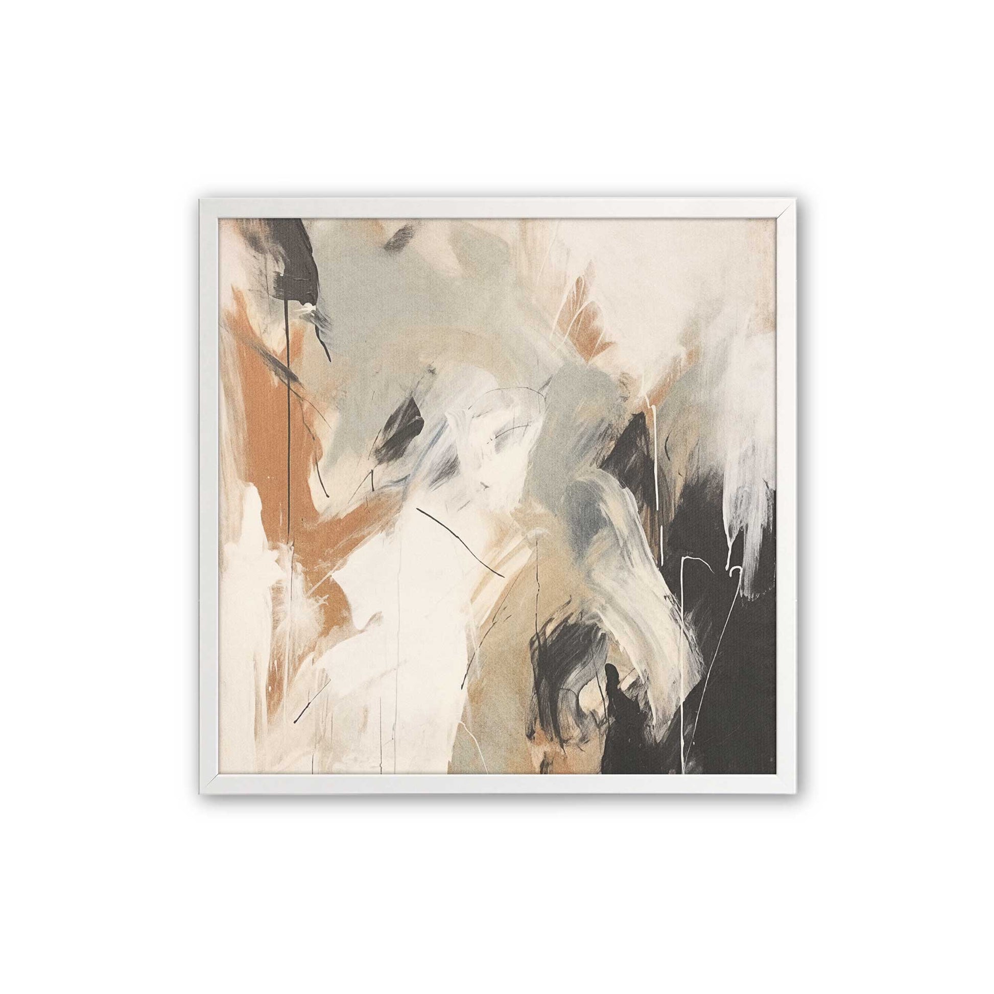 [Color:Opaque White], Picture of art in a Opaque White frame