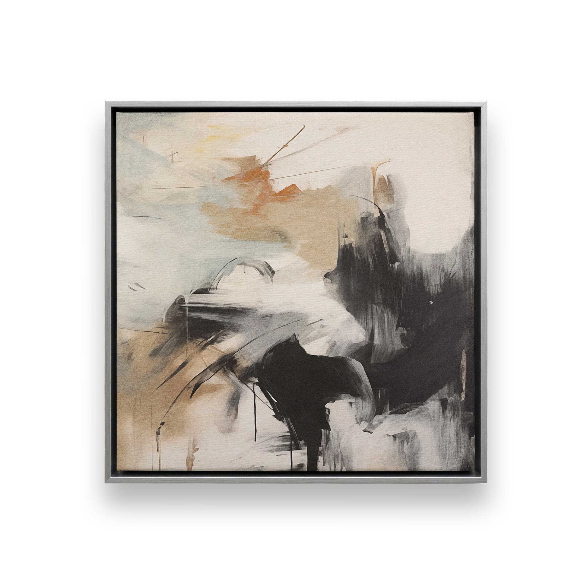 [Color:Opaque White], Picture of art in a White frame