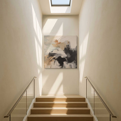 [Color:Stretched Canvas], Picture of art in a room