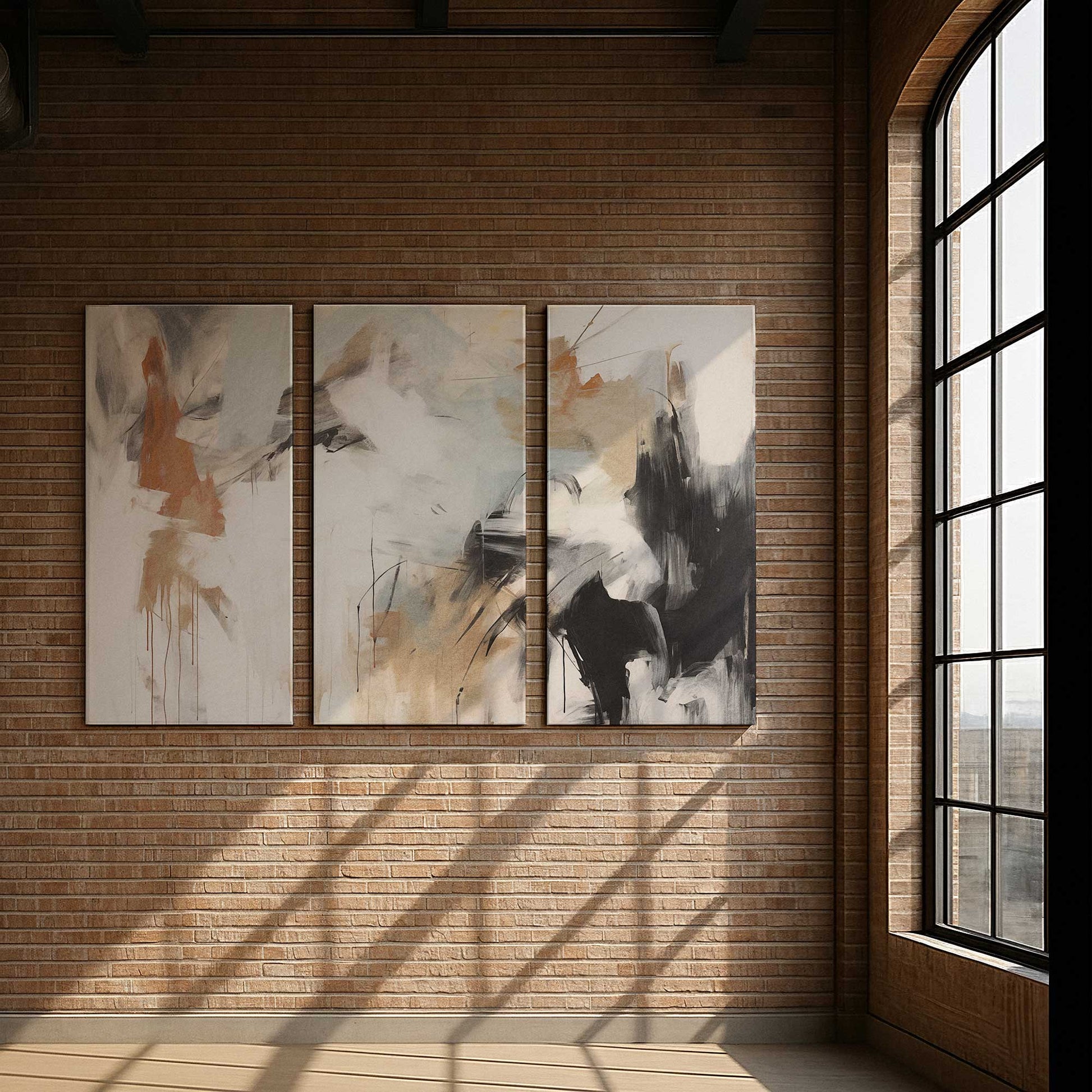 [Color:Stretched Canvas], Picture of art in a room