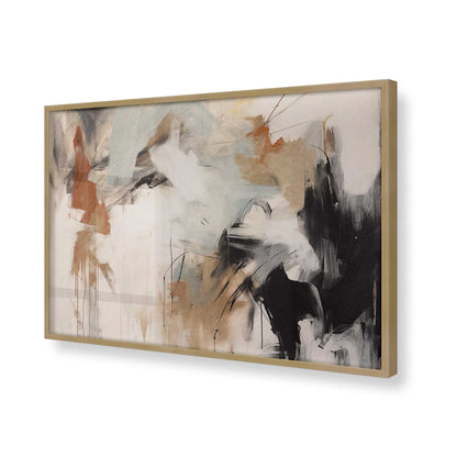 [Color:Brushed Gold], Picture of art in a Brushed Gold frame of the corner