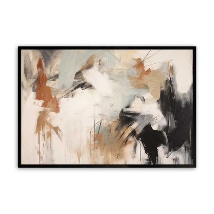 [Color:Satin Black], Picture of art in a Satin Black frame