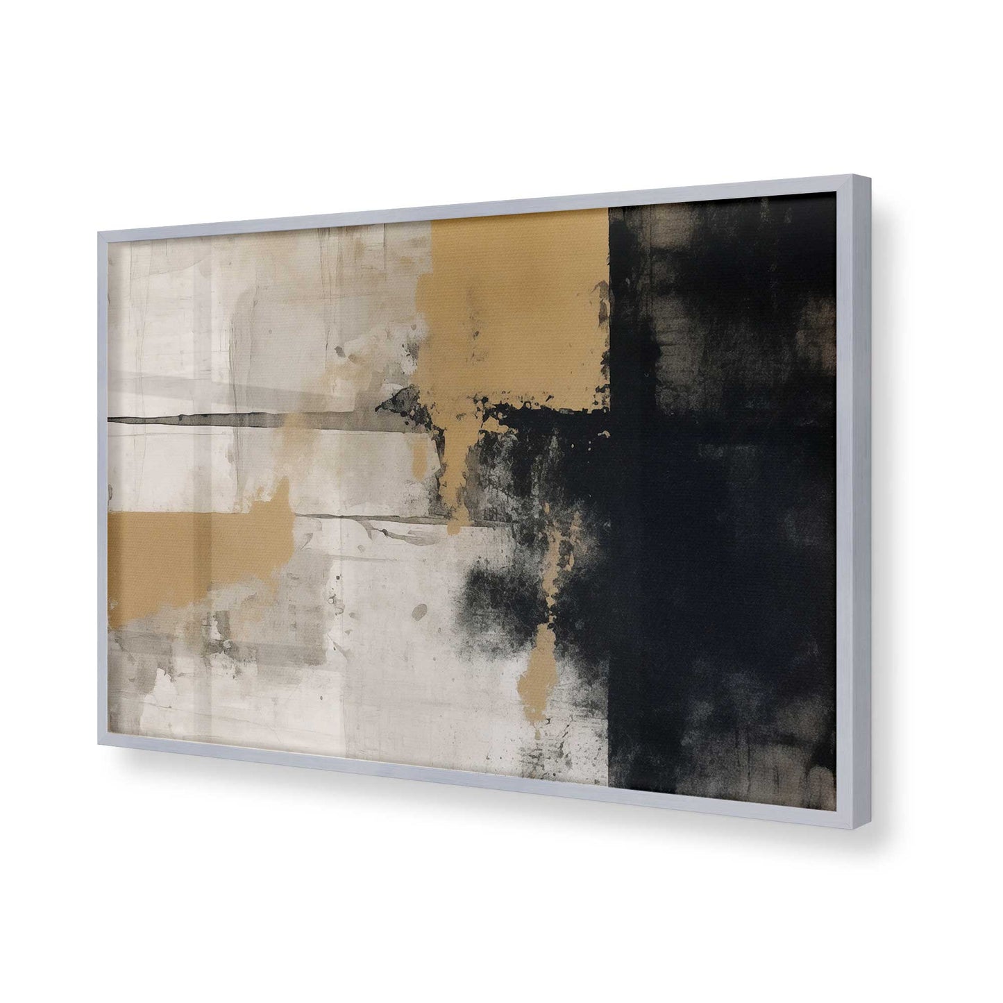 [Color:Polished Chrome], Picture of art in a Polished Chrome frame of the corner