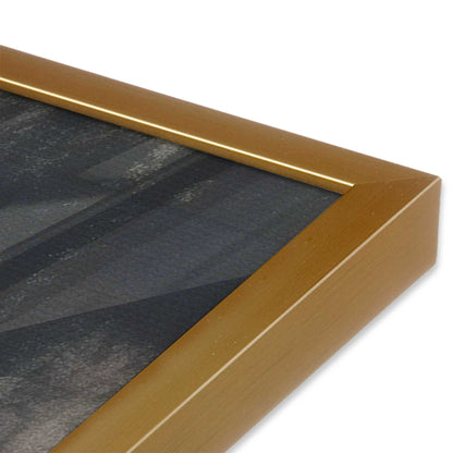 [Color:Polished Gold], Picture of art in a Polished Gold frame at an angle