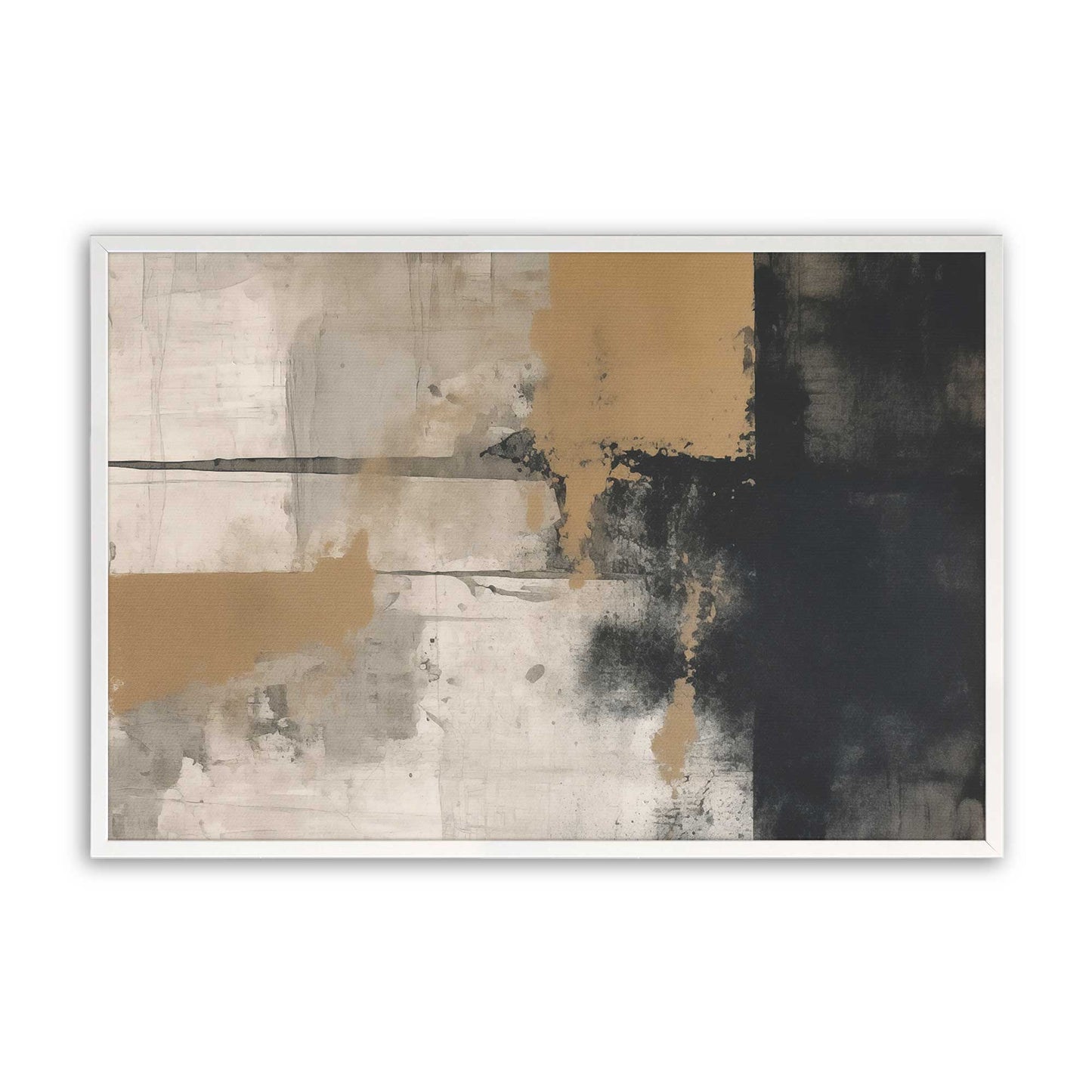 [Color:Opaque White], Picture of art in a Opaque White frame