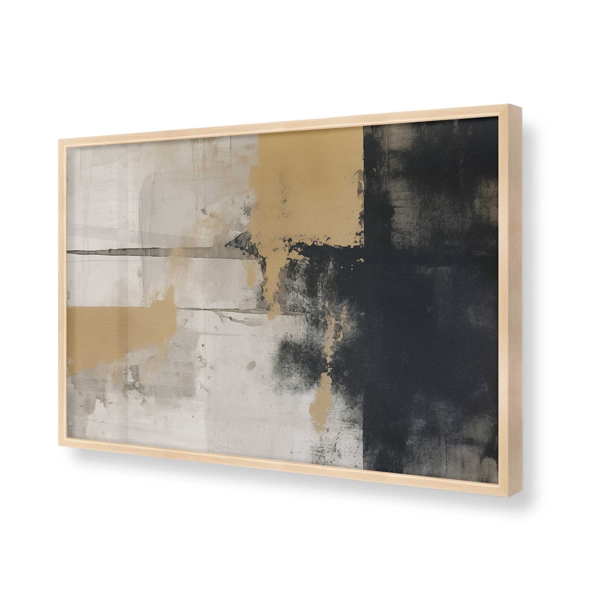 [Color:Raw Maple], Picture of art in a Raw Maple frame of the corner