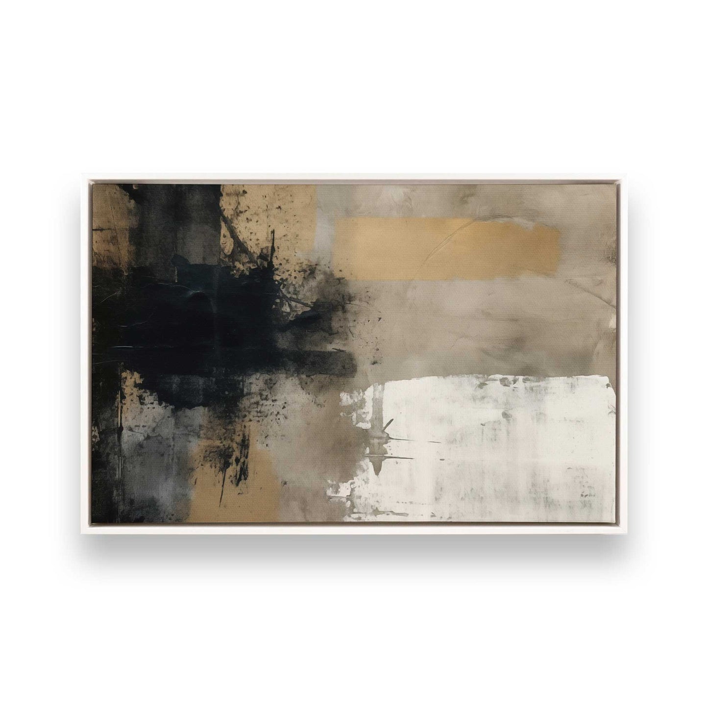 [Color:Opaque White], Picture of art in a White frame