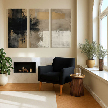 [Color:Stretched Canvas], Picture of art in a room