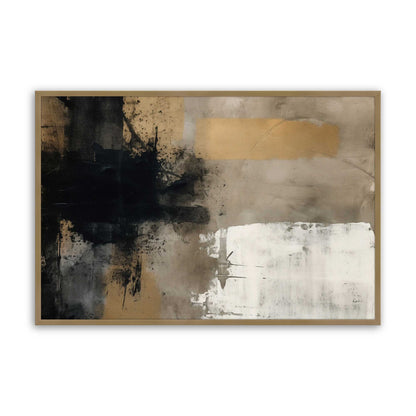 [Color:Brushed Gold], Picture of art in a Brushed Gold frame