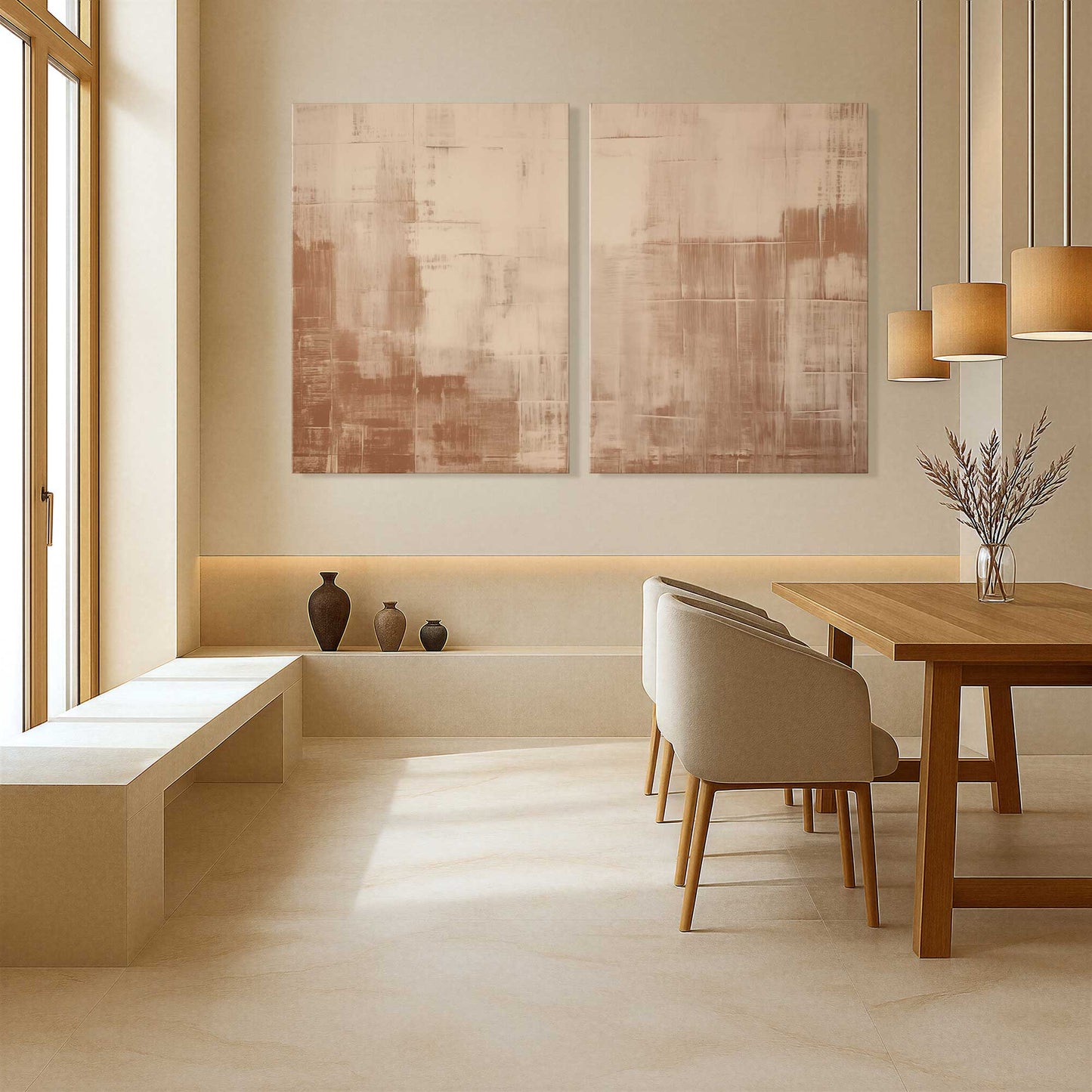 [Color:Stretched Canvas], Picture of art in a room
