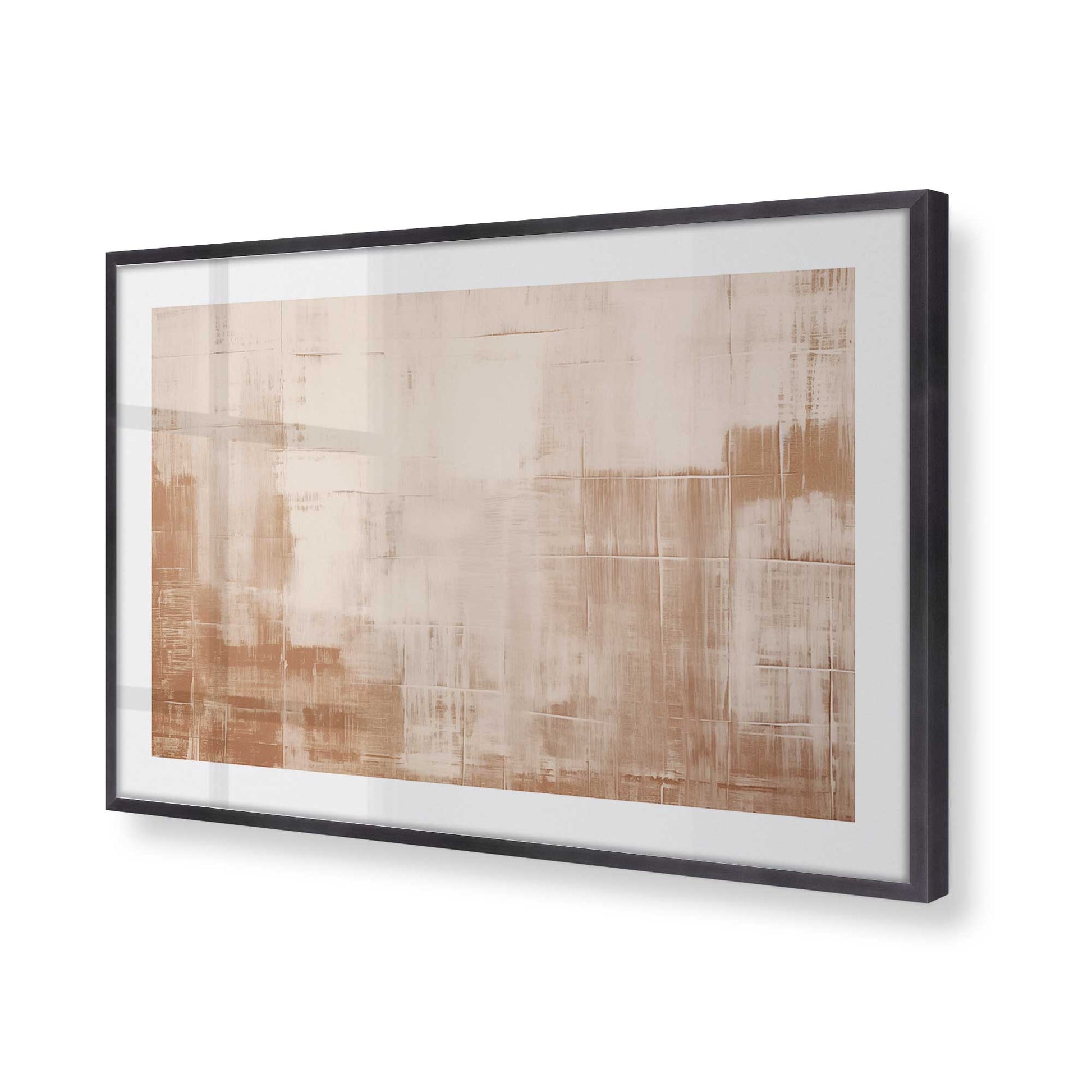 [Color:Weathered Zinc], Picture of art in a Weathered Zinc frame of the corner