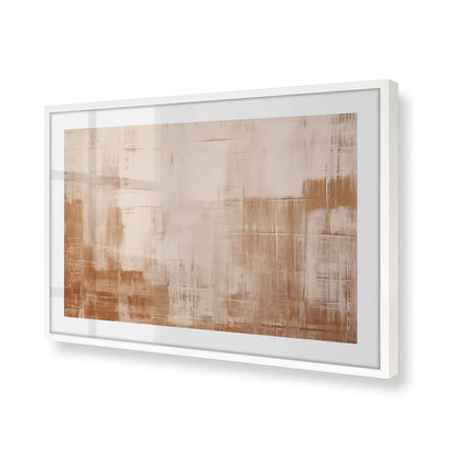 [Color:Opaque White], Picture of art in a Opaque White frame of the corner