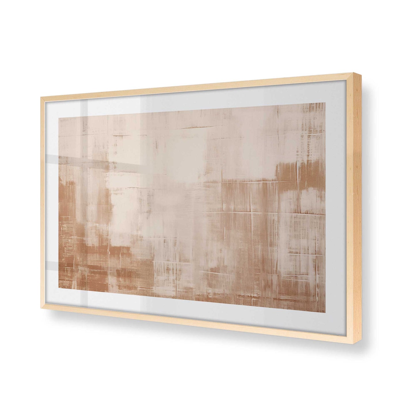 [Color:Raw Maple], Picture of art in a Raw Maple frame of the corner