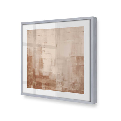 [Color:Polished Chrome], Picture of art in a Polished Chrome frame at an angle