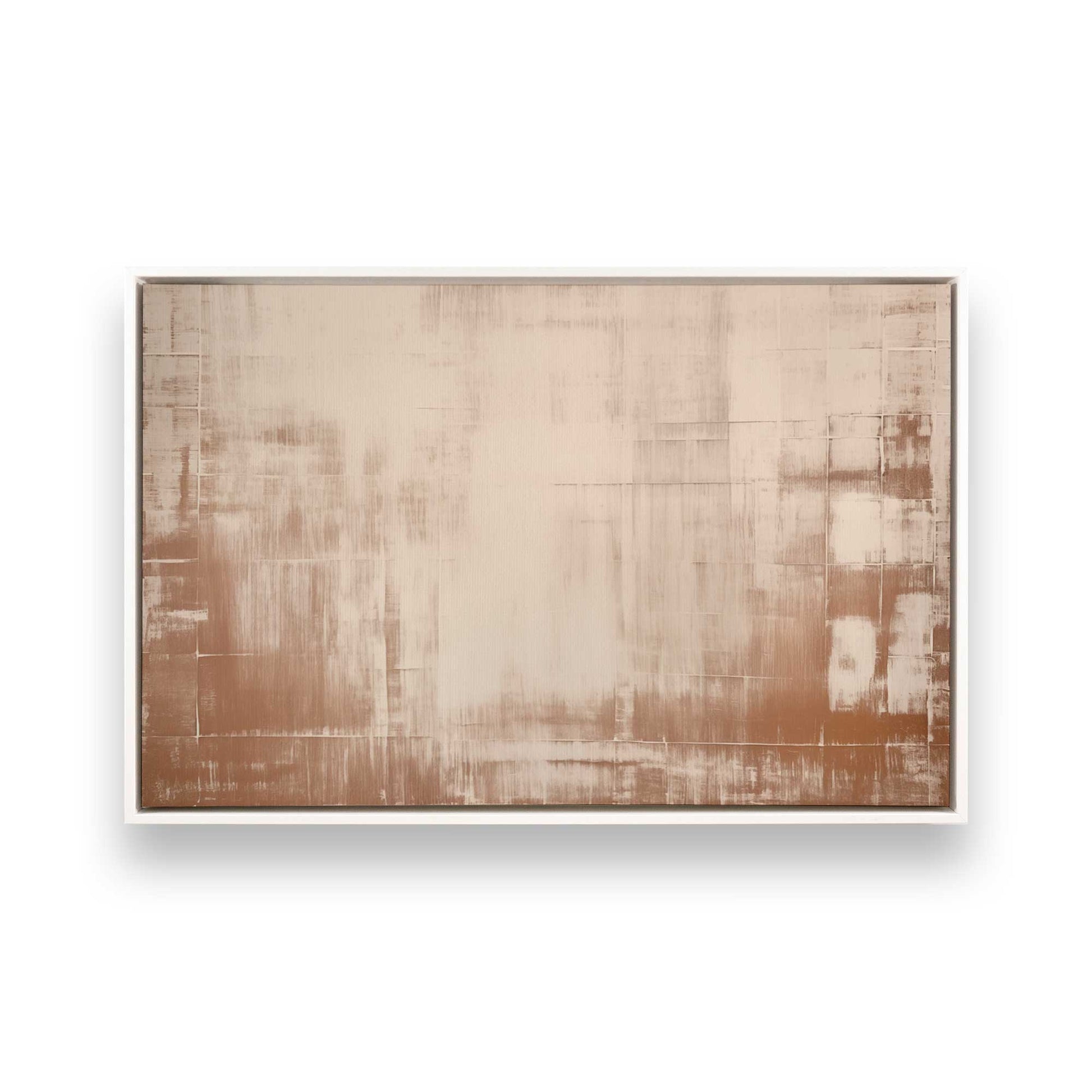 [Color:Opaque White], Picture of art in a White frame