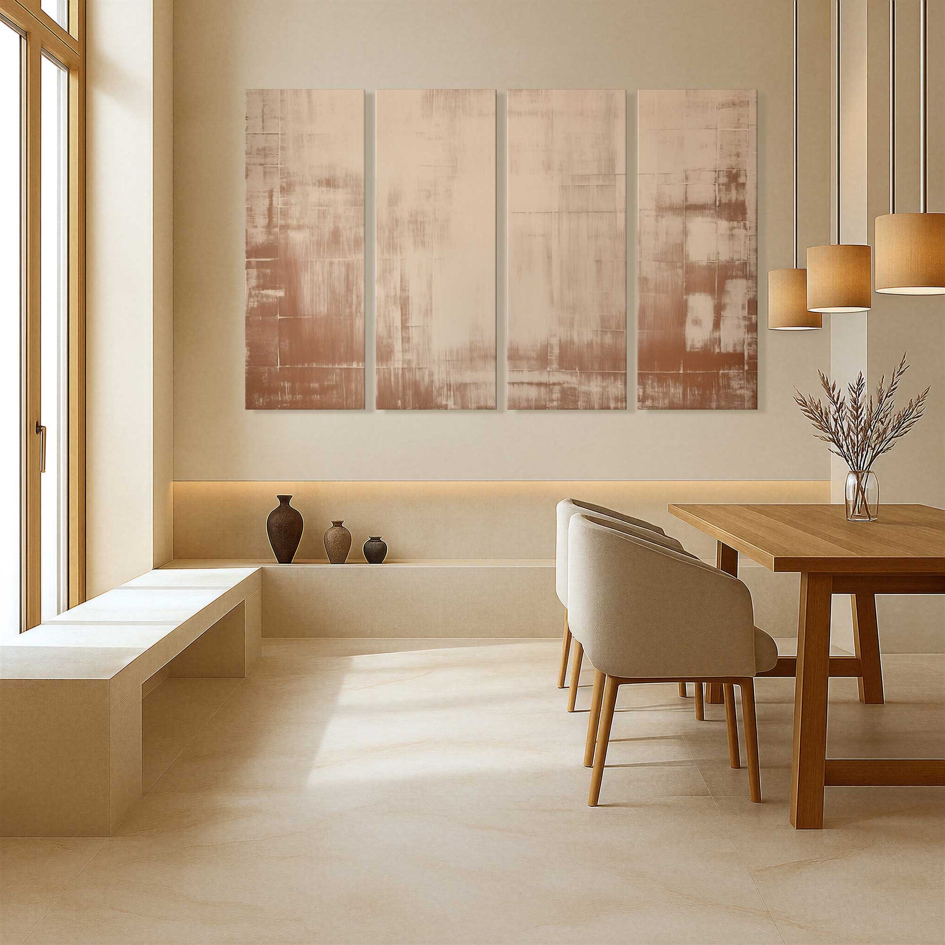 [Color:Stretched Canvas], Picture of art in a room