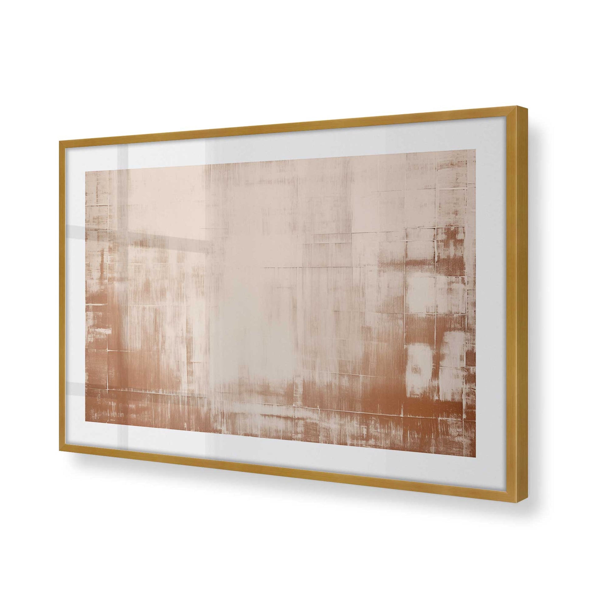 [Color:Polished Gold], Picture of art in a Polished Gold frame of the corner